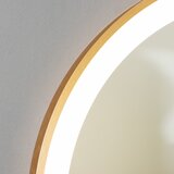  Brilagi-LED Kupatilsko ogledalo ERBA LED/25W/230V 50x80 cm zlatno IP44 CRI 90 prigu&amp;scaron;iva + CCT Slike