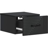  Noćni ormarić za montažu na zid 2 pcs Crna 34,5 x 33 x 20 cm | shoptok.hr