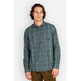 Reell Alvar Check Srajca green / black / white Slike