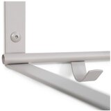 Spinder Design Siv/bež kovinski stenski obešalnik s polico Rex – | Shoptok.si