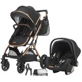 Coccolle Otroški voziček Ravello 3 in 1 travel system Črna | Shoptok.si