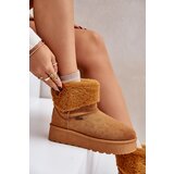 Big Star Platform snow boots with fur Big Star OO274A106 Camel | shoptok.hr
