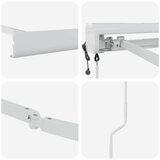  Okvir tende Bijelo 350 x 250 cm Aluminij | shoptok.hr
