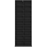 Cd ormar Crni hrast 65 x 23,5 x 175 cm Konstruirano drvo | shoptok.hr
