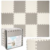  Pjenasta podloga puzzle 30x30 cm krem-siva | shoptok.hr
