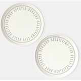 Sinsay Keramički tanjuri s natpisom 2 pack | shoptok.hr