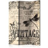  Paravan u 3 dijela - Vintage Correspondence [Room Dividers] 135x172 | shoptok.hr