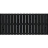 Zidno uzglavlje crni 204x3x90 cm od masivne borovine | Eponuda.ba