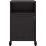 vidaXL Nočna omarica 2 kosa črna 36x39x59 cm jeklo | Shoptok.si