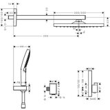 Hansgrohe 27939670 raindance e showerselect termostatski podometni komplet za tuš | Shoptok.si