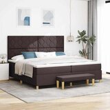  s opruga kutije Tamno smeđa 200 x 200 cm tkanina | shoptok.hr