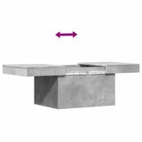  Stolić za kavu siva boja betona 80x55x40 cm konstruirano drvo | shoptok.hr