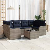  Sjedeća garnitura za vrt Siva 55 x 55 x 37 cm poliratan | shoptok.hr
