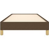  Posteljni okvir temno rjav 90x200 cm blago, (20600892) | Shoptok.si