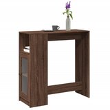 vidaXL Barski stol s držačima boja hrasta 101x40x103,5 cm drveni Cijene