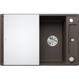 Blanco pomivalno korito AXIA III 45 S InFino SILGRANIT desko stekleno, z daljin. prim. - KAVA | Shoptok.si
