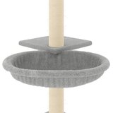  Penjalica za mačke sa stupovima za grebanje svjetlosiva 72 cm | Eponuda.com