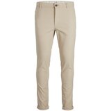 Jack & Jones Chino hlače 'Marco' temno bež / puder / črna | Shoptok.si