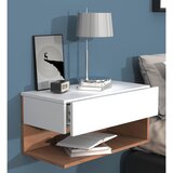 MID.YOU NOČNA OMARICA, bela, barve hrasta | Shoptok.si