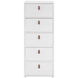 Bessagi Home Komoda Mick, Bela, 5 Predalov | Shoptok.si