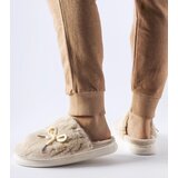 Gemre Beige slippers with decorative string Medoro | shoptok.hr
