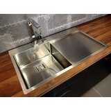 Sink Solution pomivalno korito A LINE PLUS 860 x 520 x 200 mm - desna izvedba (7010127) | Shoptok.si