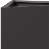  Vrtna sadilica crna trokutasta 30 x 26 x 75 cm čelična | Eponuda.com