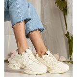 D/CEO marka niezdefiniowana Beige massive women's sports sneakers Zarina | Shoptok.si
