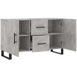  Komoda siva boja betona 100x36x60 cm od konstruiranog drva | shoptok.hr