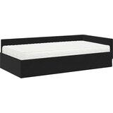  Kotni okvir postelje z matrico Drugo 2 pcs Črna Žamet, (5000123216) | Shoptok.si