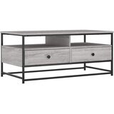  Stolić za kavu siva boja hrasta 100x51x45 cm konstruirano drvo | Eponuda.com