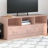 Maison Chic TV omarica - TV enota - Televizijska omarica roza 99x39x44 cm jeklo, (21698815) | Shoptok.si