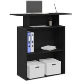 vidaXL Recepcijski stol crni 100x40x104 cm izrađeno drvo | shoptok.hr