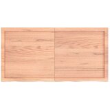  Kupaonska radna ploča svjetlosmeđa 120x60x(2-4) cm masivno drvo | Eponuda.ba