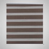 vidaXL Rolo smeđe zavjese sa zebrastim linijama 120 x 175 cm | shoptok.hr