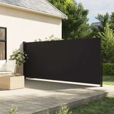 vidaXL Uvlačiva bočna tenda crna 180 x 600 cm | shoptok.hr