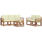  Set vanjskih sofa 6 kom. Prirodna i krem | shoptok.hr