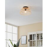 Eglo Ausnby plafonjera E27, 37 cm, ratan/crna, 43831 | shoptok.hr
