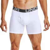 Under Armour UA Charged Cotton 6in Boxerjock 3 Pack, White - XXL, (20710541)