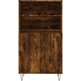  Visoka komoda dimljenog hrasta 60x36x110 cm konstruiranog drva | shoptok.hr