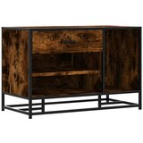 Maison Chic Klop za čevlje - Sedež za čevlje dimljen hrast 80x40x53,5 cm inž. les in kovina, (21777630) | Shoptok.si