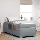  Krevetna konstrukcija Svijetlo siva 80 x 200 cm tkanina | shoptok.hr