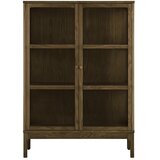 House Nordic Temno rjava vitrina v hrastovem dekorju 90x126x40 cm Zamora – | Shoptok.si