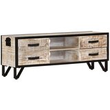 TV ormarić 110 x 30 x 41 cm od masivnog bagremovog drva | shoptok.hr