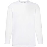 Fruit Of The Loom White Men's Valueweight Long Sleeve T-shirt | shoptok.hr