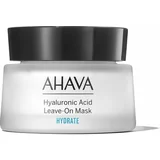 Ahava hyaluronic Acid Leave-On Mask bogata hidratantna maska za lice 50 ml