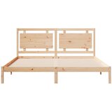  Dugi okvir kreveta bez madraca 200 x 220 cm masivno drvo | shoptok.hr
