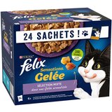 Felix "Sensations" vrečke 24 x 85 g - Mešana raznolikost v želeju Cene