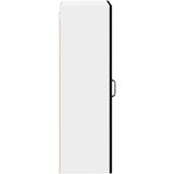 vidaXL Stenska kuhinjska omarica Črna 50 x 31 x 100 cm Konstruiran les | Shoptok.si