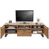 Landscape TV-ELEMENT črna, barve hrasta | Shoptok.si